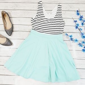 Fit and Flare papaya dress size medium